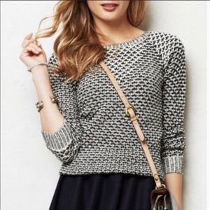 Sparrow black and white Knit Sweater
